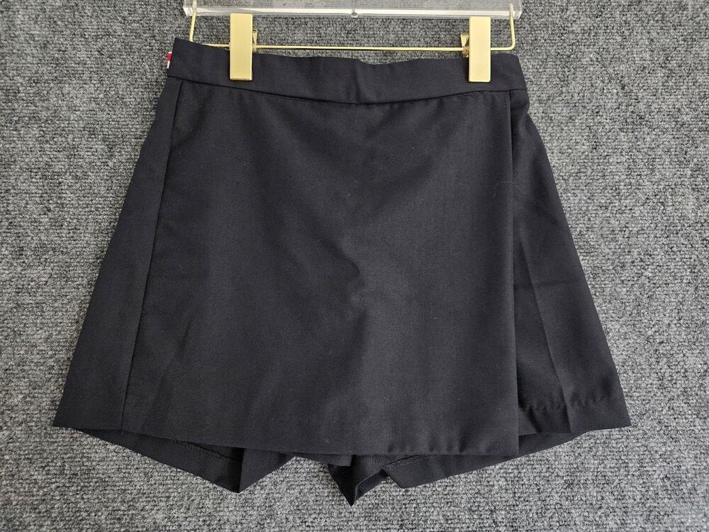NWT Thom Browne Golf Skort Black Pleated Skirt Shorts 29" Waist